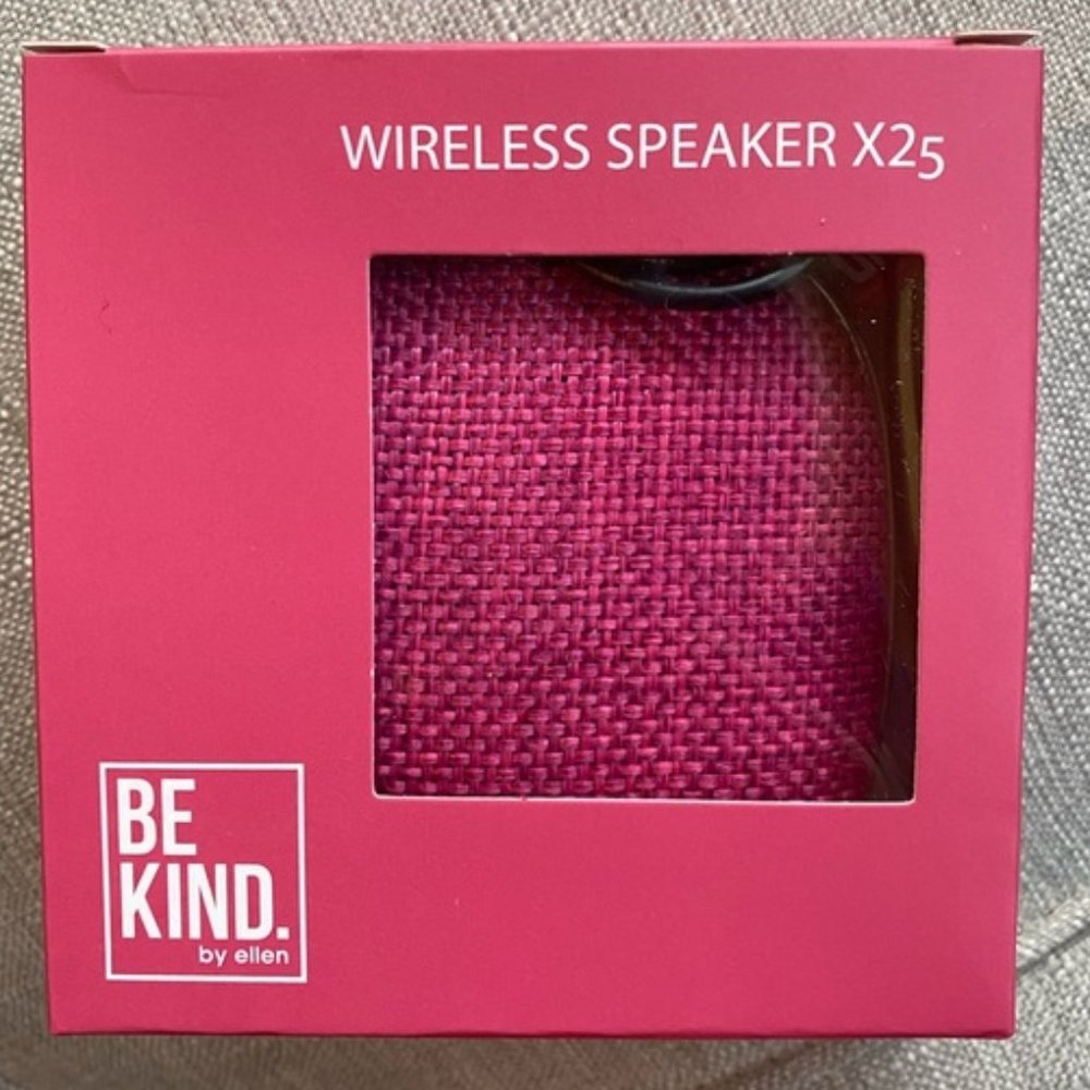 NEW BE KIND BY ELLEN PINK WIRELESS SPEAKER